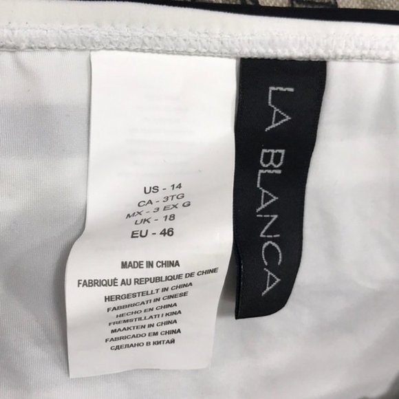 La Blanca Fine Line Hipster Bikini Bottoms - Picture 5 of 7